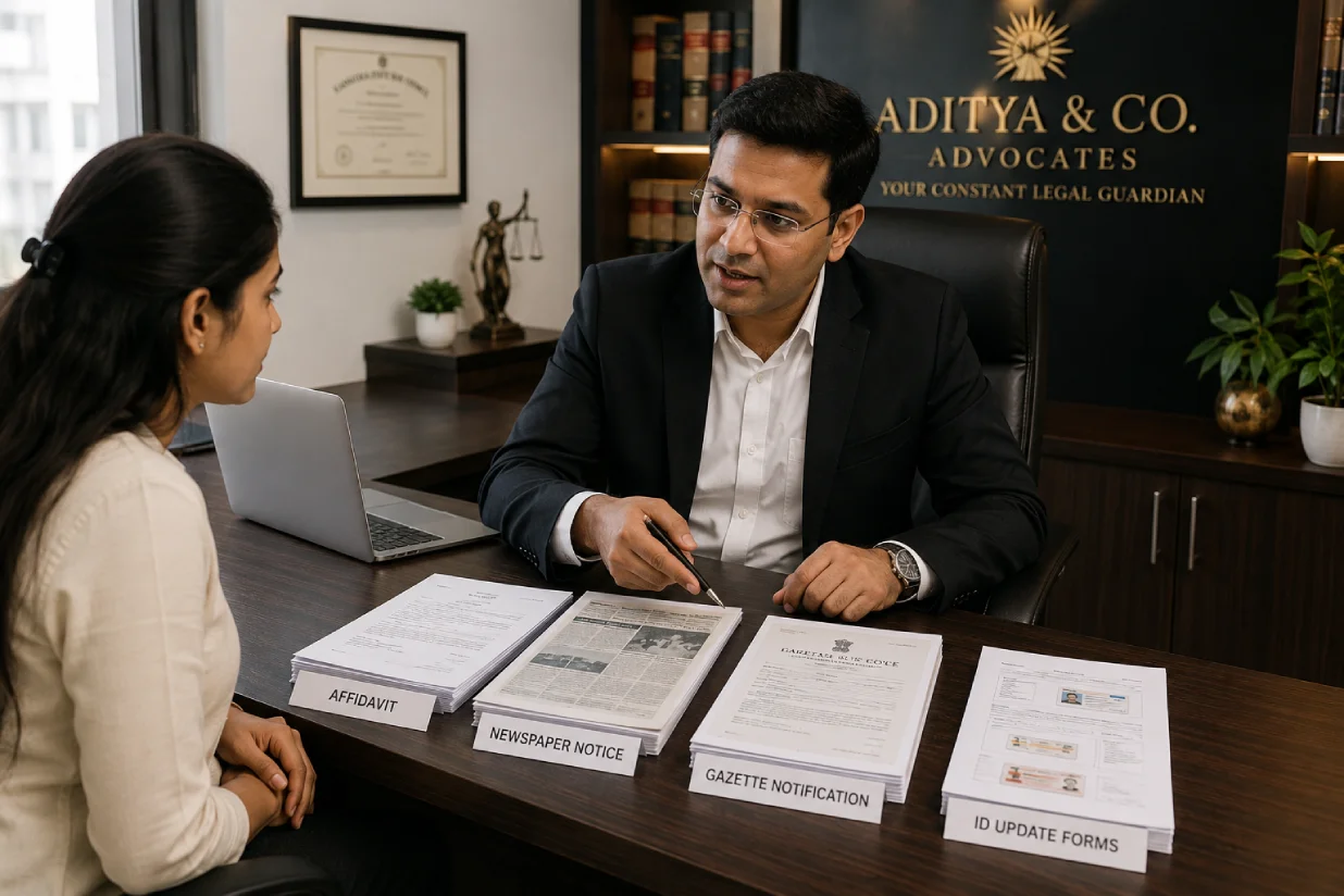 How to change name legally in India step-by-step process